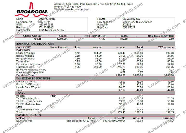USA Broadcom semiconductor company